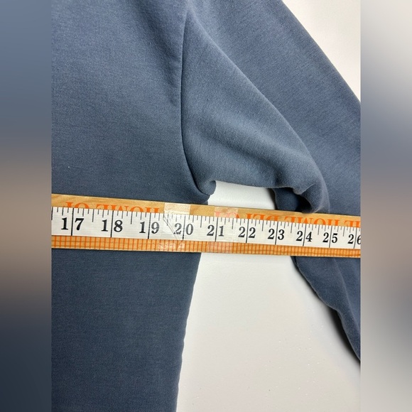 Mondetta Men's Gray Sweatshirt M Minimalist Kangaroo Pockets Fleece Neutral - Picture 11 of 13